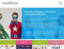 Tablet Screenshot of channelsandchoices.co.uk